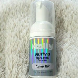 HALLY FLUFFY G, FOAMY GLAZEY HAIR GLOSS.